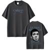 New Album Graphic Tshirt of Rapper Milo J La Vida Era Mas Corta for SpringSummer 2026fashion Hiphop Cotton Shortsleeved Top