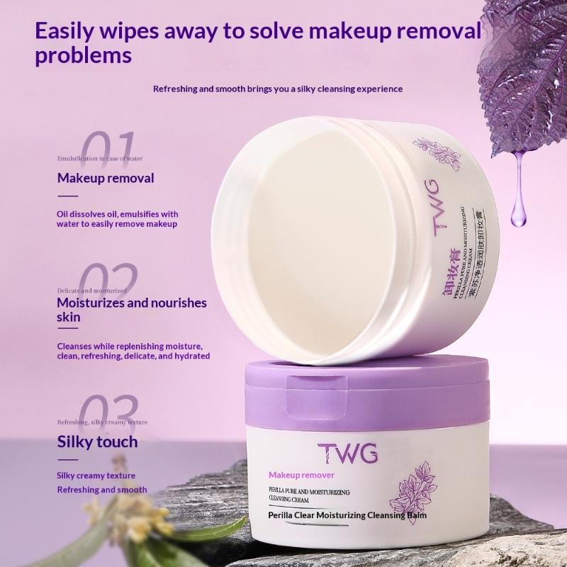 Makeup Remover Cleansing Balm Deep Pore Cleanser All In One Hydrating Facial Balm for Sensitive and Dry Skin ONESIZE