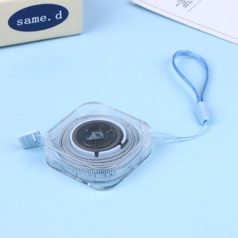 2-Meter Mini Metrisch Und Imperial Langlebiges Maßband Multifunktional Und Hochpräzise Haushalts Schrumpf-Maßband