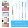 5 PCS Blackhead Remover Comedones Extractor Acne Removal Kit for Blemish, Whitehead Popping, Zit Removing for Nose Face Tools