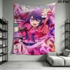 Oshi no K Wall Tapestry Aesthetic Wall Hanging Printed Fabric Blanket Decorative Tapestries for Bedroom Living Room Home Decor
