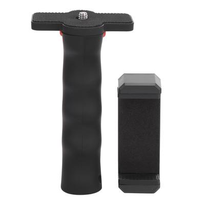 Camera Plastic Handheld Grip Stabilizer Handle Mount Stand with Mobile Phone Clamp