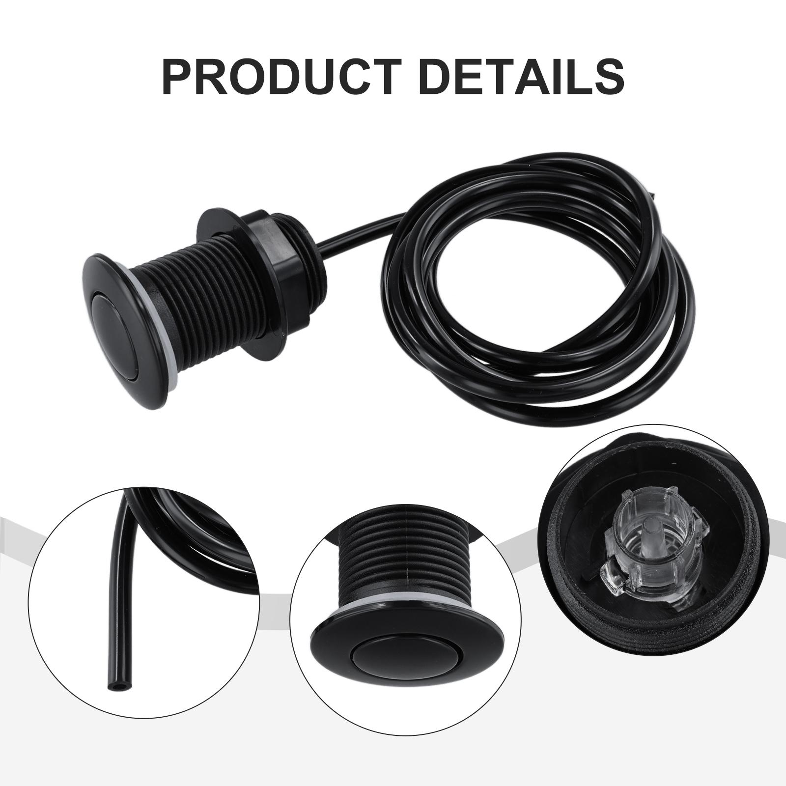 1set Switch Push Button Cover With 1.5m Hose Garbage Disposal Air Switch Food Waste Disposal Device Push Button Replacement Kit China Mainland