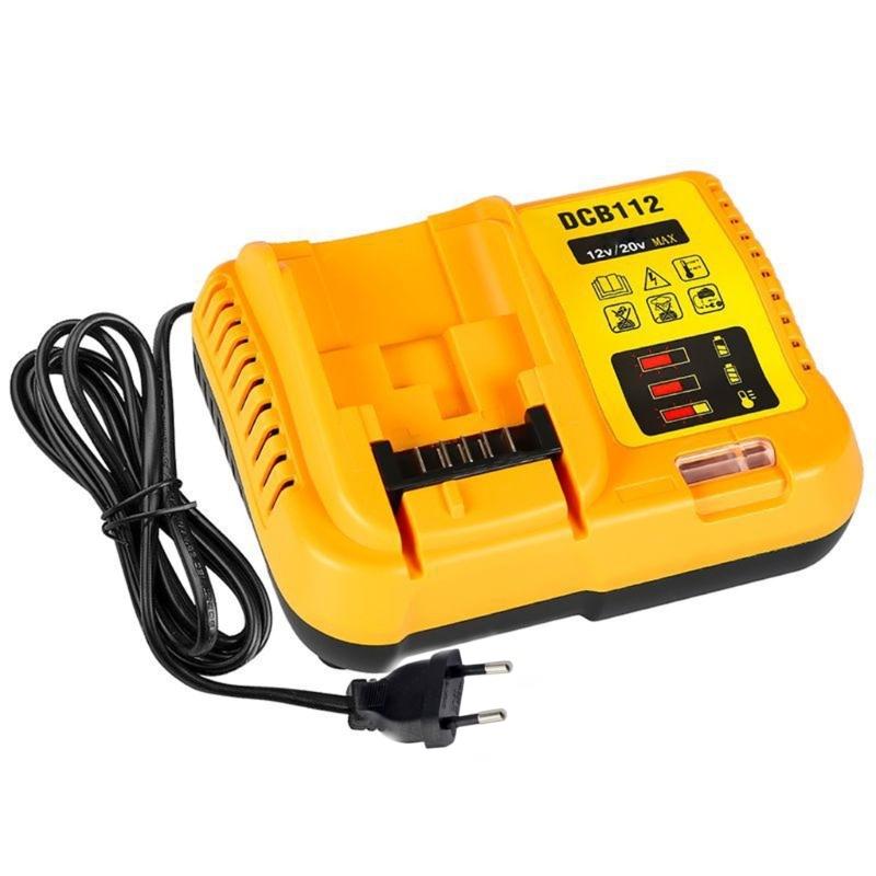 Professional Power Chargers For 12V-20V Lithiums Batteries Auto Voltages Adjustment Heat Dissipation Charging Adapter