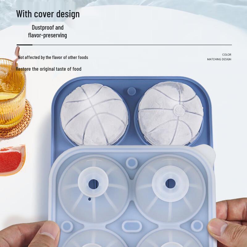 Sports Ball Silicone Ice Cube Molds