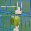 10Pcs Plastic Bird Food Holder for Parrots And Pets Fruit Forks Feeding Supplies Suitable for Cage Feeding Medium/Large Sizes