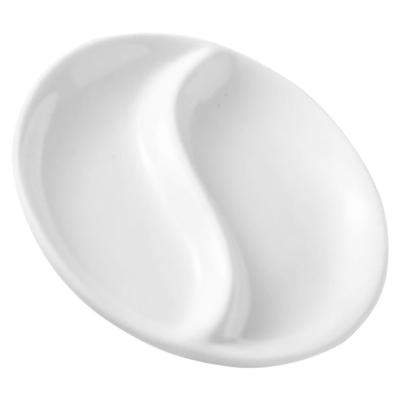 Ciotola Carina Piatto per Condimenti in Ceramica Piatti da Cena Ciotole Piccole per Salse Ciotole per Cereali Ceramiche Bianche Stoviglie da Cucina