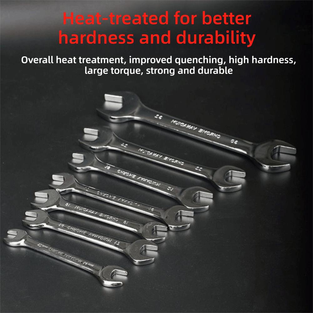Hex Nuts Double Head Wrench Dual Head Combination Wrench Set New Open End Wrench
