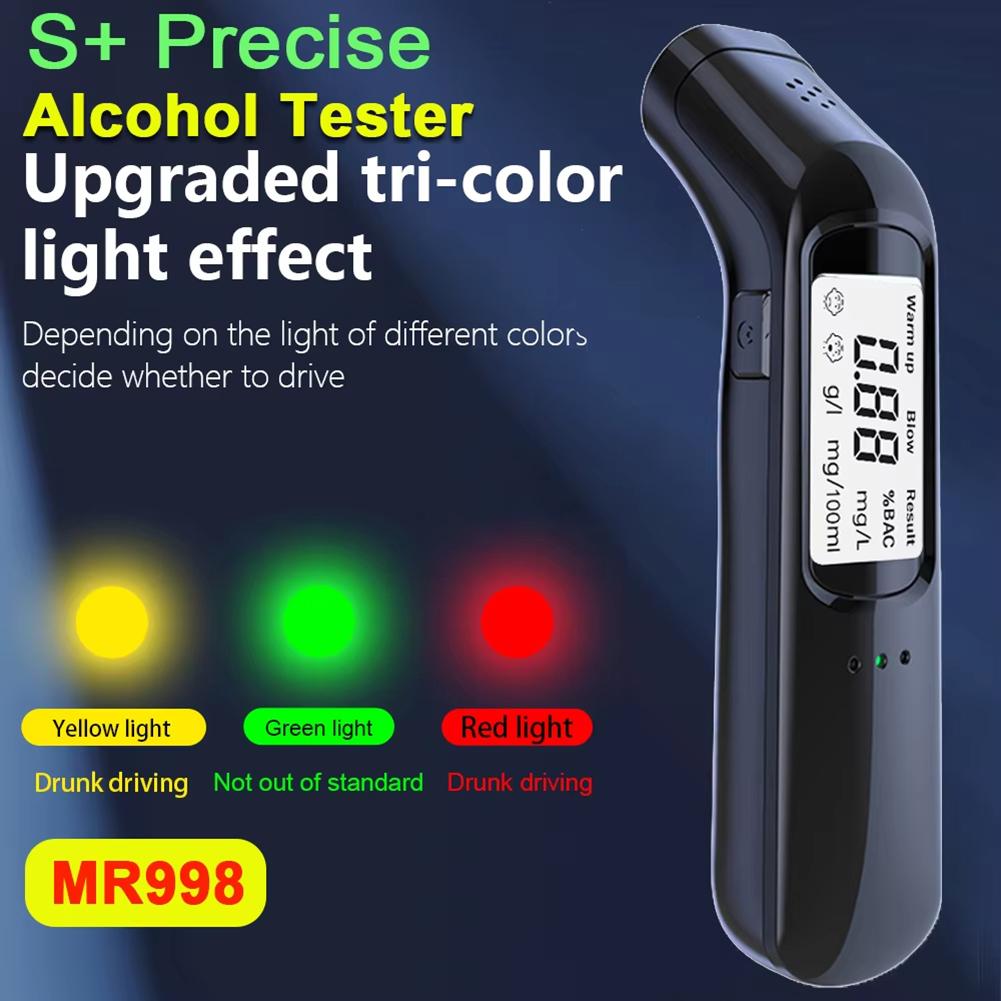 Breath Alcohol Meter with NonContact Capability and Intuitive Indicator Lights