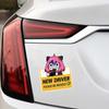 Anime Car Decals - Waterproof Vinyl Bumper Stickers for Multi-Vehicle - Cute Peep Spirit Removable Auto Decor