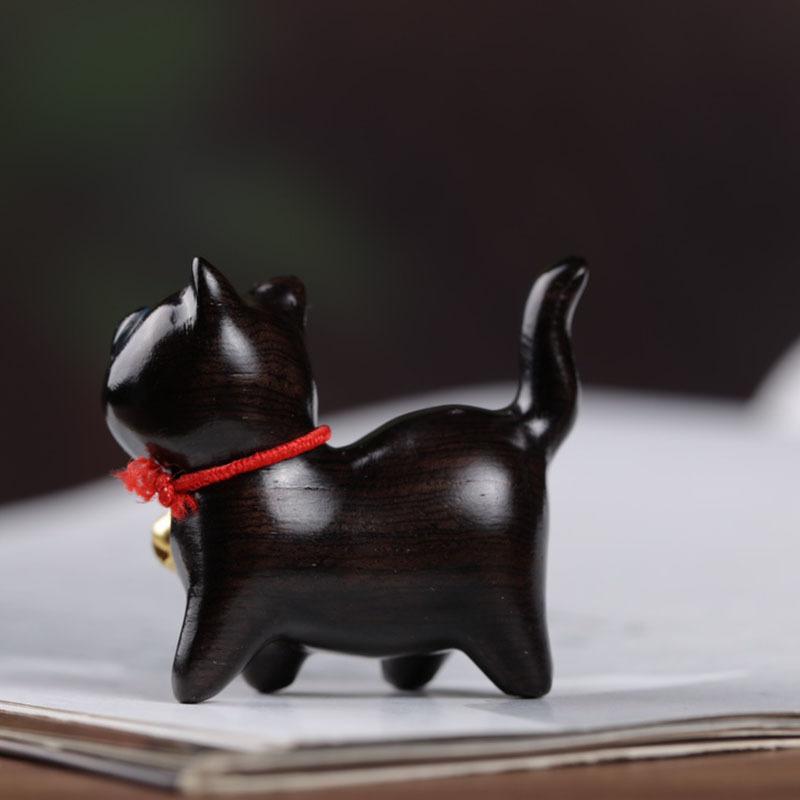 Cartoon Cute Woodcarving Desktop Decoration