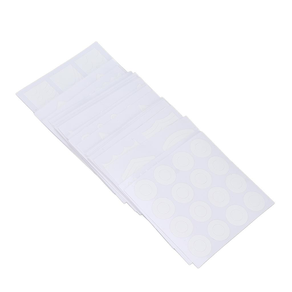 24 Sheets French Tip Guides Stickers Manicure Nail Art Stencils for DIY Decoration Stencil Tools