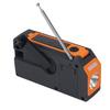 Solar Hand Powered Radio Emergency Charger LED Flashlight IPX3 Waterproof Radio with Hand Crank