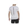 Adidas Logo Print Gym T-Shirt Men Tops White HT9053