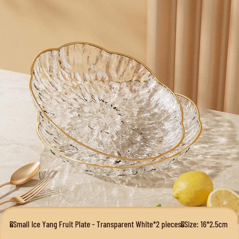 Modern Luxury Fruit and Snack Display Plate for Living Room