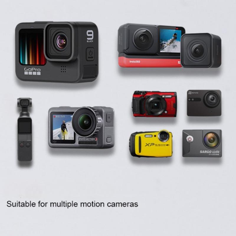 Action Camera Shoulder Strap Kit 360Rotate Buckle Quick Release Mount for GoPro Hero13/12/11/10/9 Dji Action 2 Insta360 GO Ultra