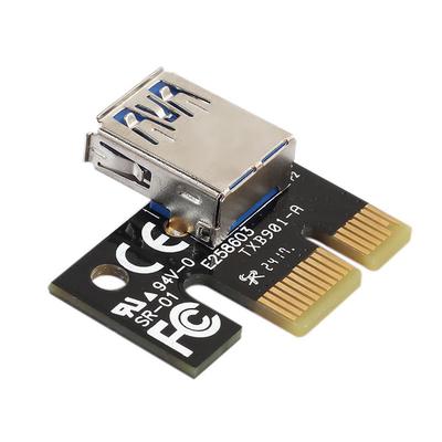 HighSpeed USB3.0-poort PCIe PCI Express 1x Extender Riser-kaartadapter voor mijnbouw