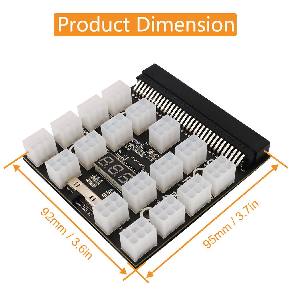 Power Supply Board Adapter 17 Position Distribution Converter   PCB Module 12V