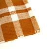 Gold Checker Stripe Placemat -Durable Polyester Table Mat for Elegant Dining