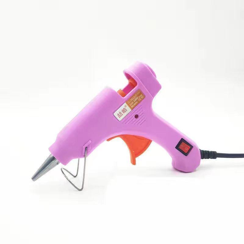 Multi-Color Household Hot Melt Glue Gun with 7/11mm Glue Sticks