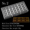 Chocolate Bar Mold  Baking Confectionery Tools  For Cake Decoration Pastry Polycarbonate Chocolate Mold