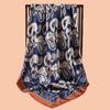 Luxury Design Print NeckTie Shawl Women Silk Square Scarf Wraps Female 90cm Hair Hand Wrist Head Kerchief Hijab Bandana Lady