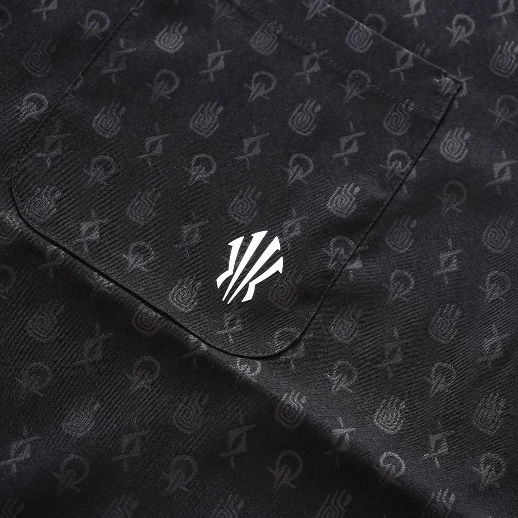 Anta Classic Fashion Trendy Retro Minimalist Comfortable Casual Round Neck Pullover Loose Short Sleeve Shirt Unisex shirts Black 172621112-2