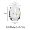 Handmade Color Dot Glass Candle Cup Set