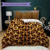 Leopard Print Pattern Bedding Uilt Set Uilt Cover Pillowcase Home Decoration Birthday Gift (1 * Duvet Cover + 2 * Pillowcase  Without Core)17