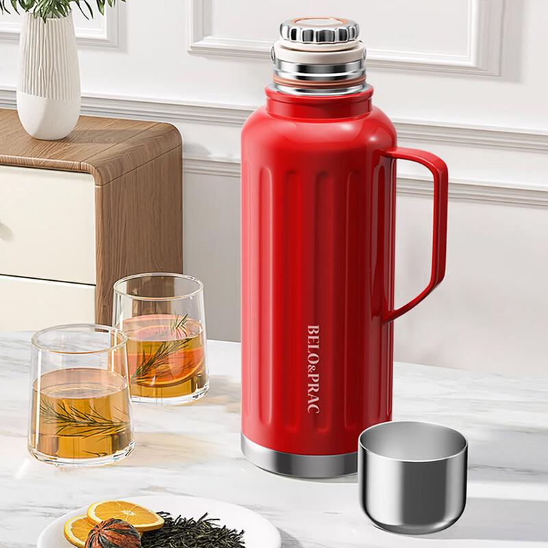 BELO&PRAC 316 Stainless Steel Insulated Stewing Tea Pot 1300ML