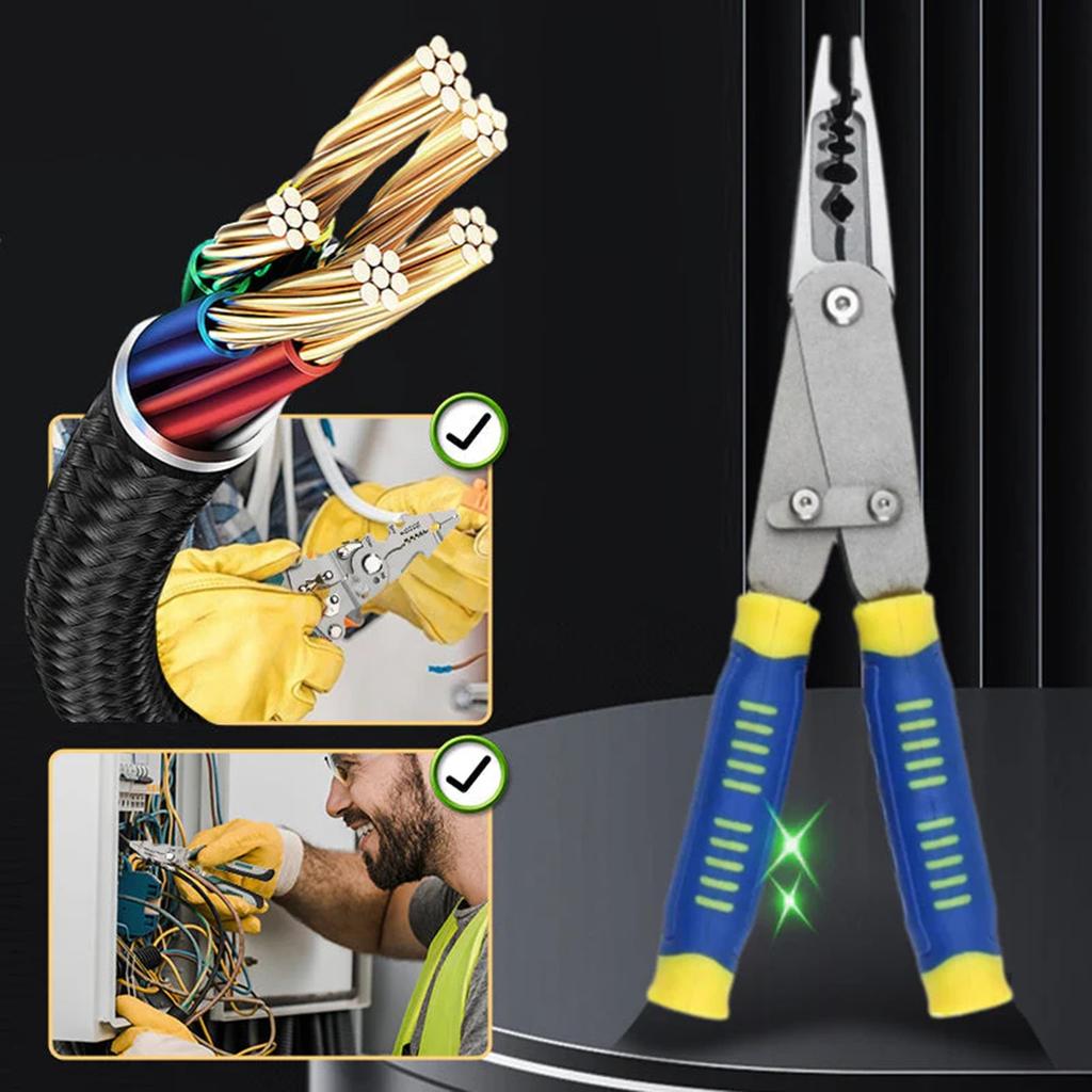 Multi-function Wire Cutters High Performance Practical Tools Pliers Needle Nose Pliers Electrician Wire Strippers