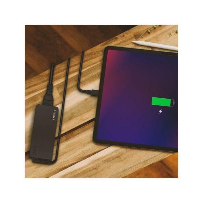 Chargeur USB-C - AISENS - Pd3.0 - 65W - 1,8M - Noir