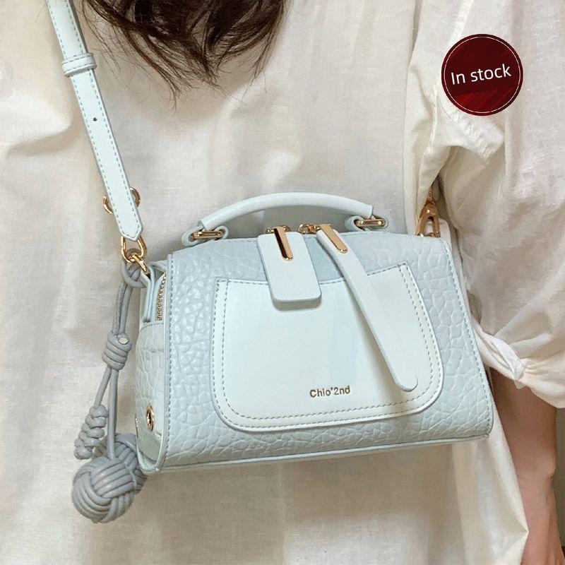 

South Wind Chio2nd Work Clothing Shoulder Pillow Bag Ice Blue(In stock)