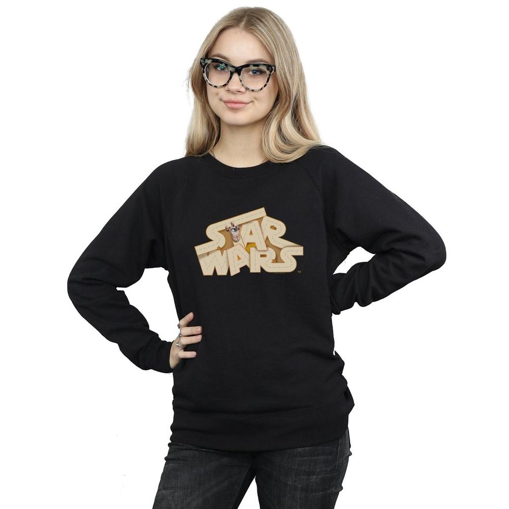 STAR WARS Womens/Ladies Tatooine Jumble Logo Sweatshirt