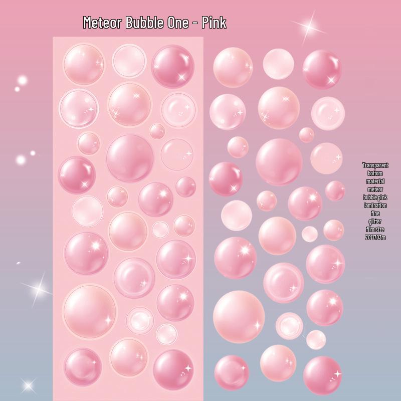 

Метеор Пузырьковые Наклейки: Лазерные украшения-идолы для дневников, телефонов и фоторамок