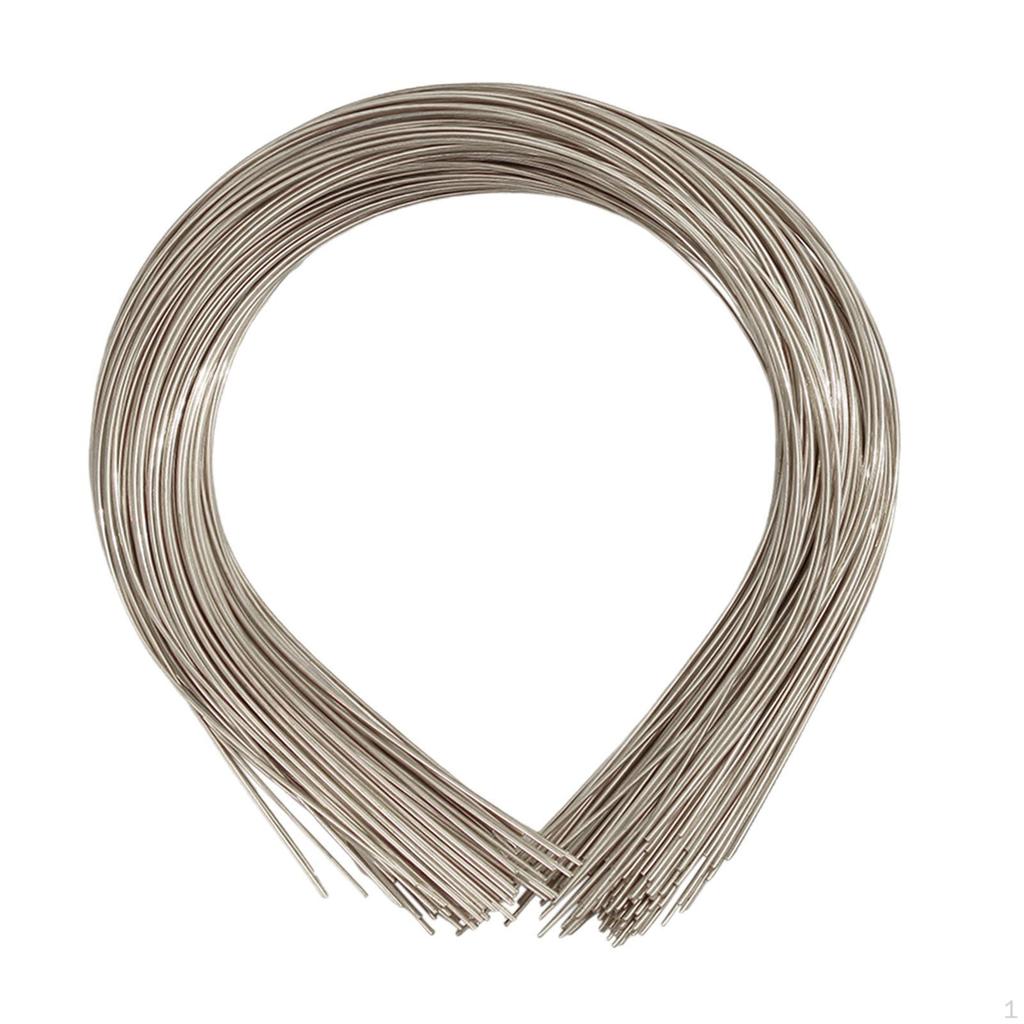 50 Pack Bulk Thin Plain Blank Wire Metal Headbands 1.5MM Skinny Men's Hair Bands, Head Clasps,