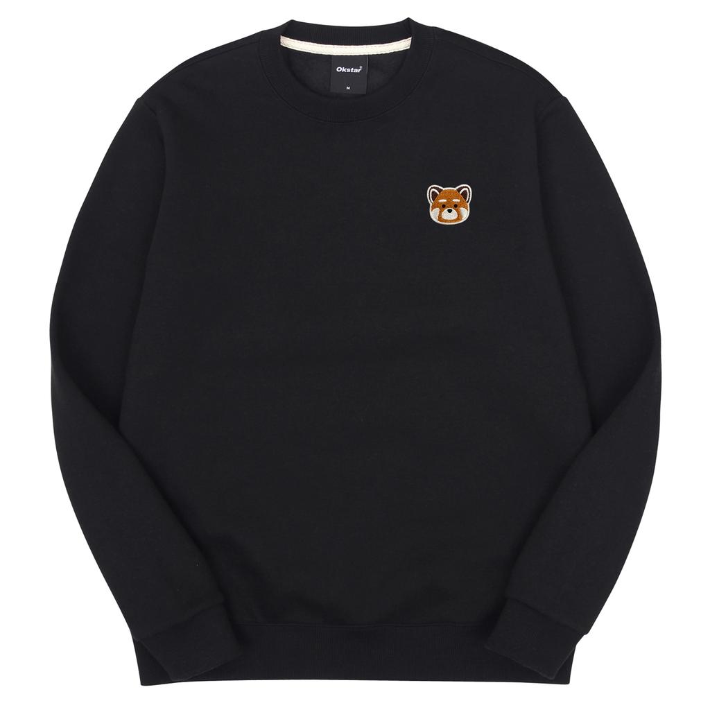 OKSTAR Red Panda Embroidered Double-Sided Sweatshirt (Type C)