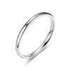 Rose Gold Titanium Steel Thin Korean Style Pinky Ring for Women