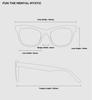 [USED] Unisex Cat Eye Sunglasses, Brown
