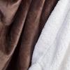 Double-Layer Lamb Fleece Cotton Blanket - Thick, Soft, and Comfortable with Customizable Logo for Office or Car Use.