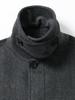 Adhoc Unisex Semi-Over Balmacaan Coat (Ch-Grey) (Hbahc90)