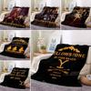 Personalisierbare 3D-gedruckte Yellowstone-Thermodecke, Geeignet für Wohnzimmer, Schlafzimmer, Bett, Sofa, Bürogeschenk, Flanelldecke