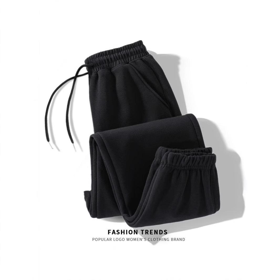 

2024 Slimming Jogger Pants: Velvet-Lined, Elastic Drawstring, Versatile for Outdoor Travel in Autumn & Winter XL