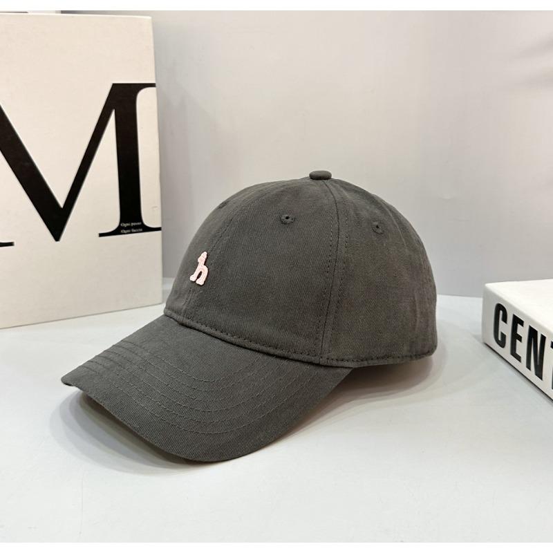 Four Seasons Embroidered Baseball Cap Children's Fashion Versatile Large Wide Soft Top Cap Men