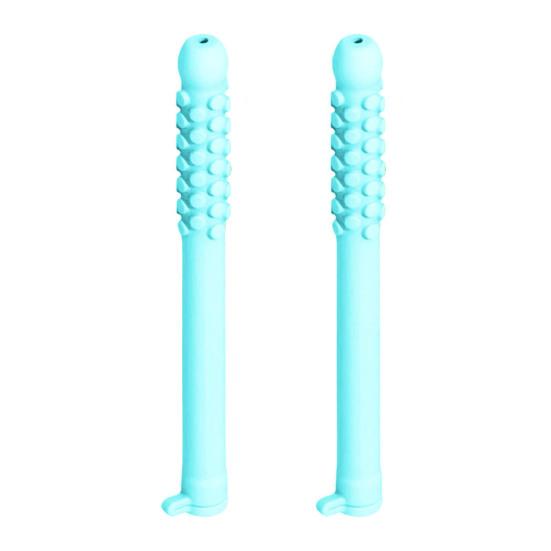 1/2Pcs Chewable Essential Oil Breath Stick Stress Anxiety Relief Fruit Flavors Concentration Improving Reusable Kids Adults Silicone Chew Stick