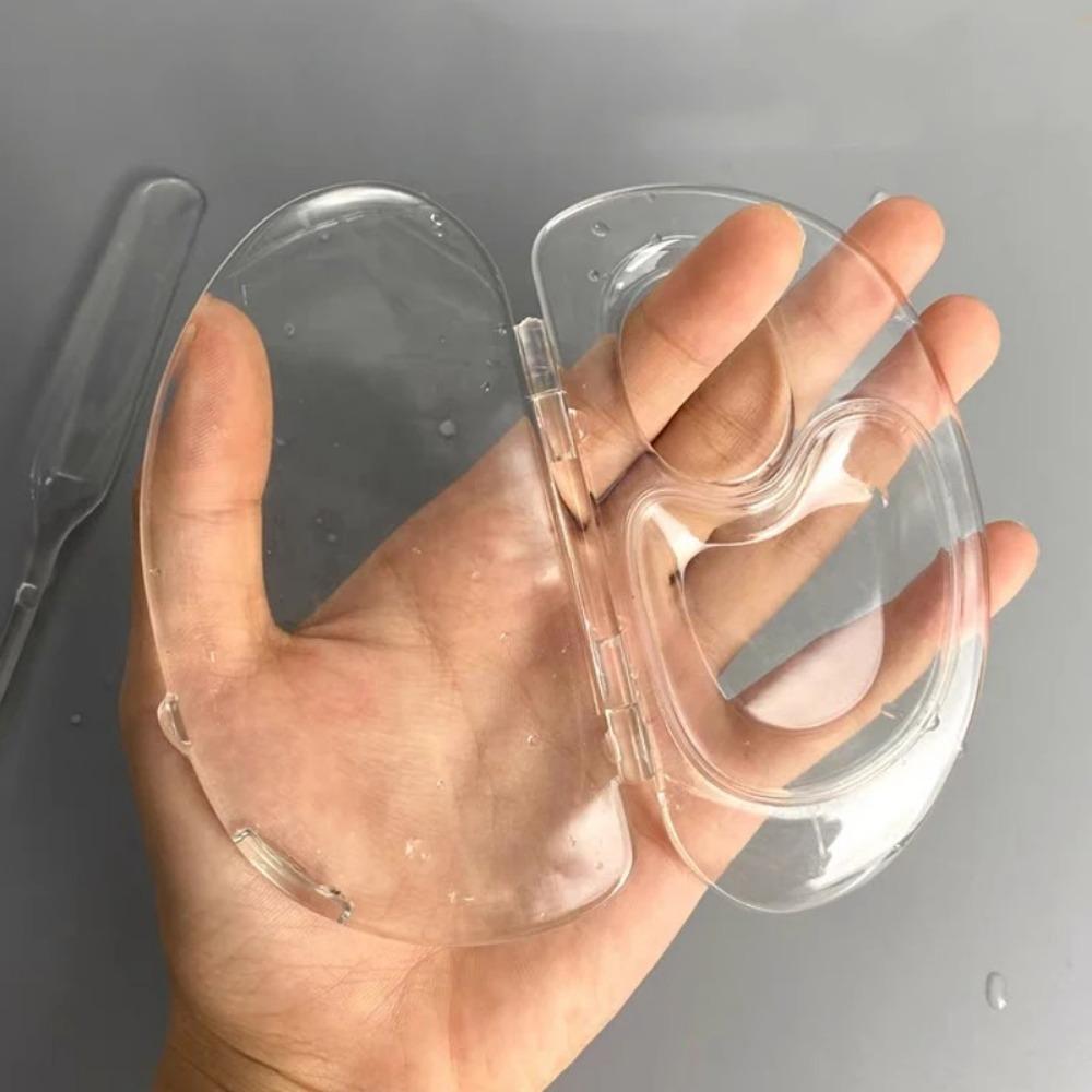 Acrylic Liquid Foundation Palette Transparent Storage Test Palette Cosmetic Beauty Accessories