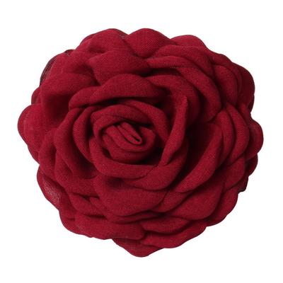Pinze per Capelli a Forma di Fiore di Rosa in Tessuto per Donne Ragazze Fermaglio per Capelli Barretta Pinze per Capelli in Plastica Copricapo Accessori per Capelli