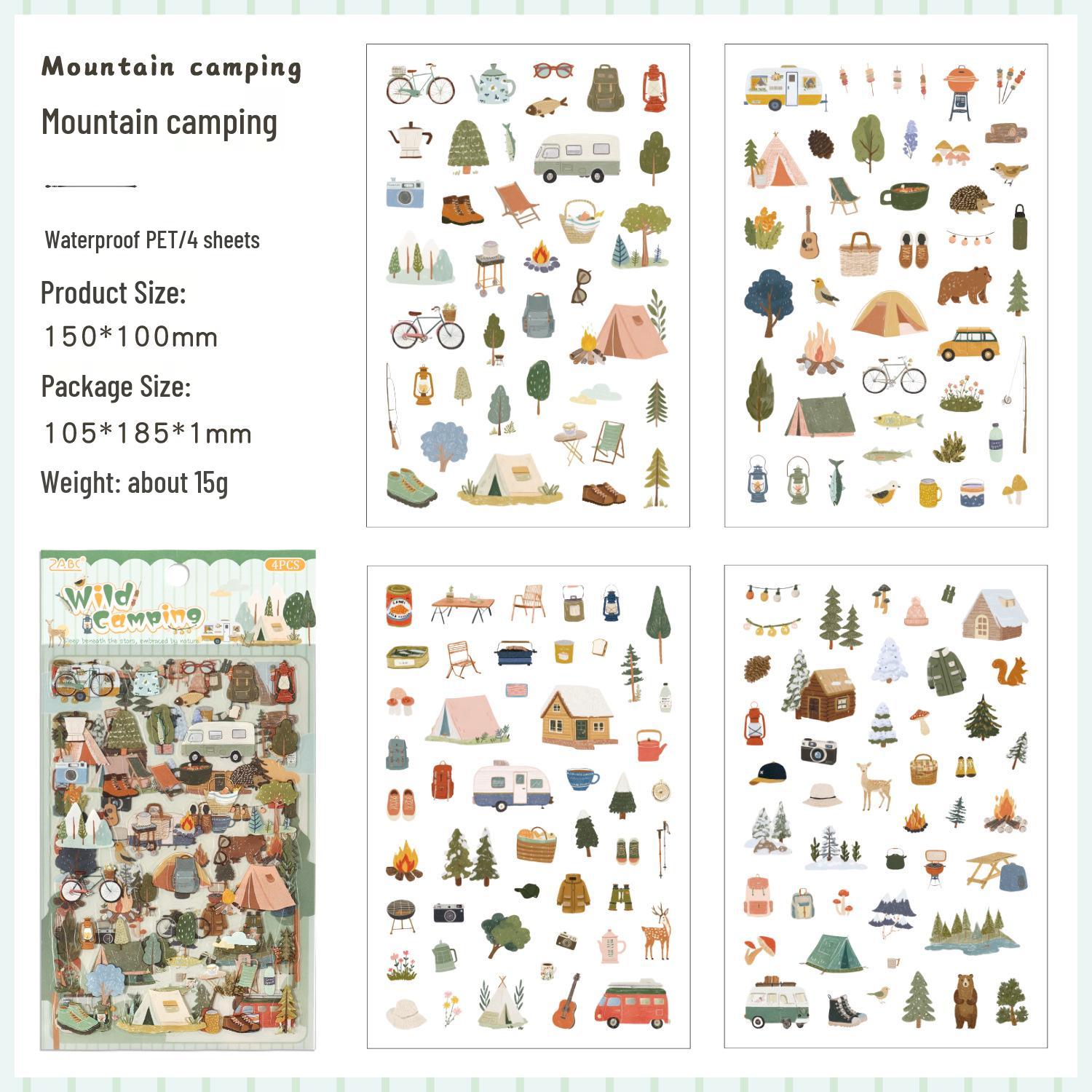 Floating Life: Kids Collage & Journal DIY Stickers