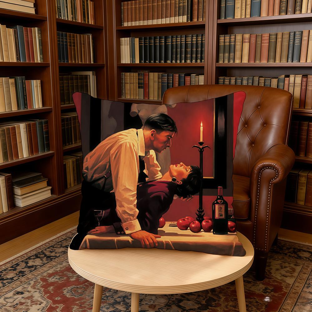 Scottish Artist JJack Vettriano Cushion Cover Home Office Birthday Anniversary Gifts Soft Skin Friendly Cushion Cover