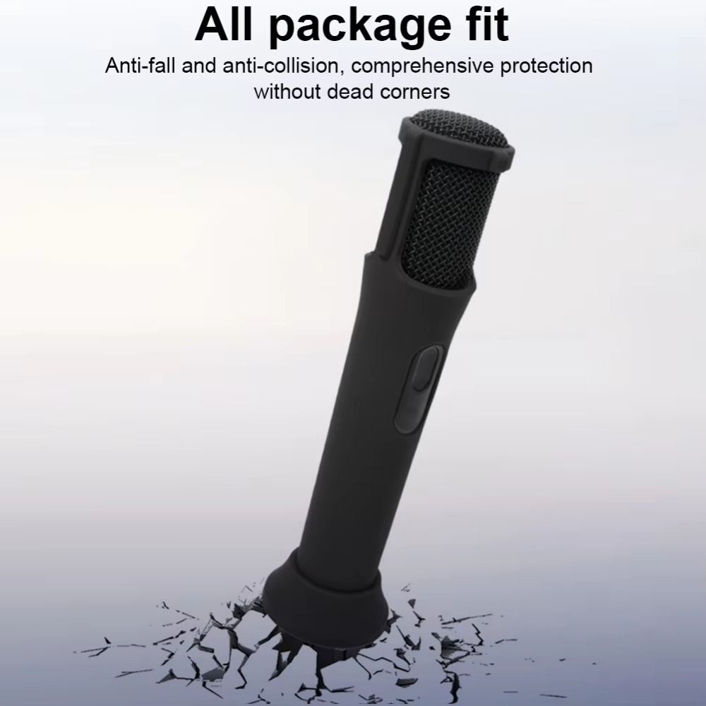 Anti-Rolling Microphone Silicone Case for for JBL Wireless Microphone Wireless Mic Accessories